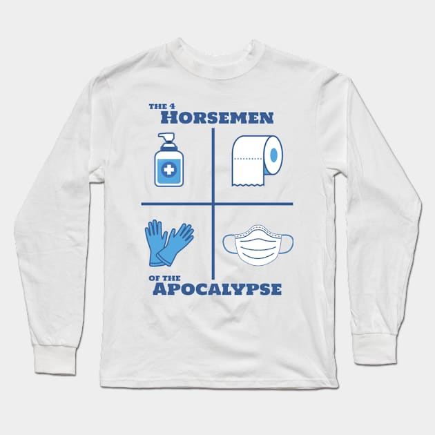 4 Horsemen of the Apocalypse Long Sleeve T-Shirt by Rich McRae